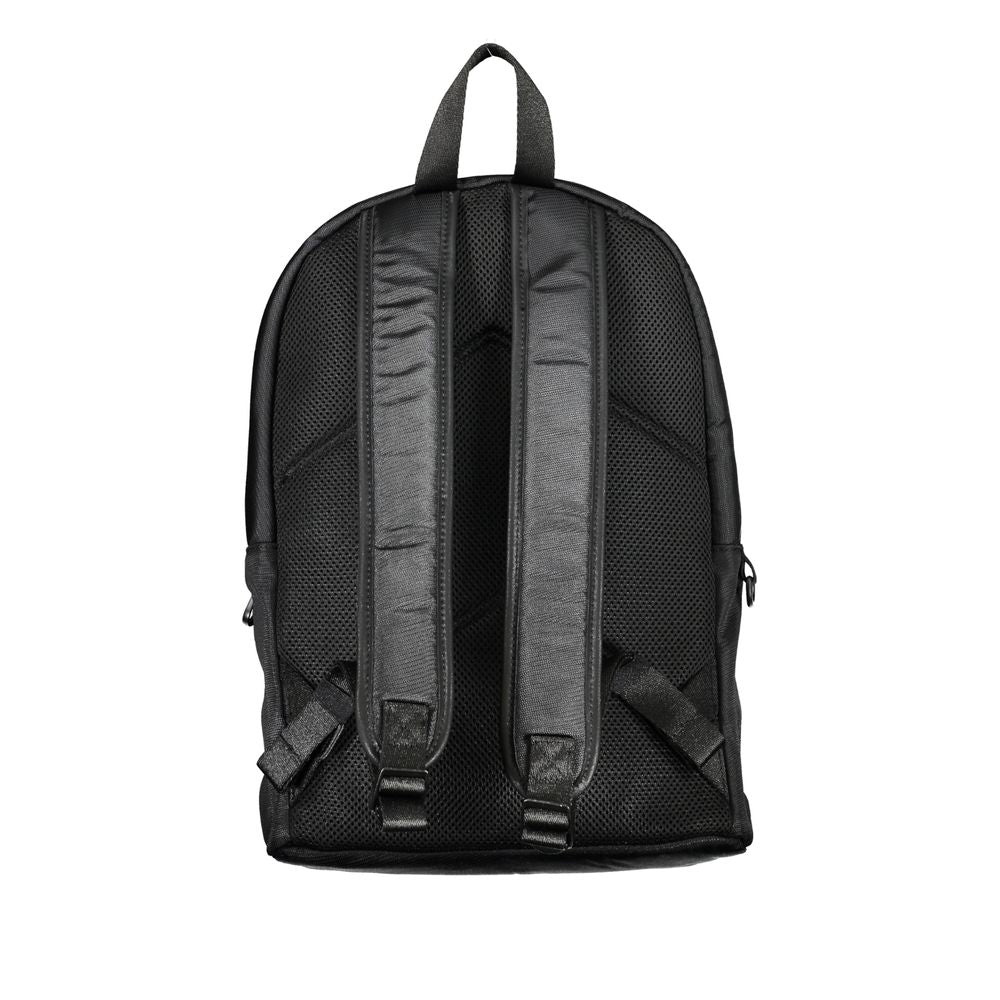 Backpack by Calvin Klein for men in polyester black showcases a stately Polyester Backpack design, featuring a secure zipper with stately external-pockets, internal-pockets & laptop-compartment and versatile handle, backpack-strap & adjustable-strap.