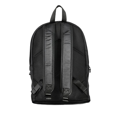 Backpack by Calvin Klein for men in polyester black showcases a stately Polyester Backpack design, featuring a secure zipper with stately external-pockets, internal-pockets & laptop-compartment and versatile handle, backpack-strap & adjustable-strap.