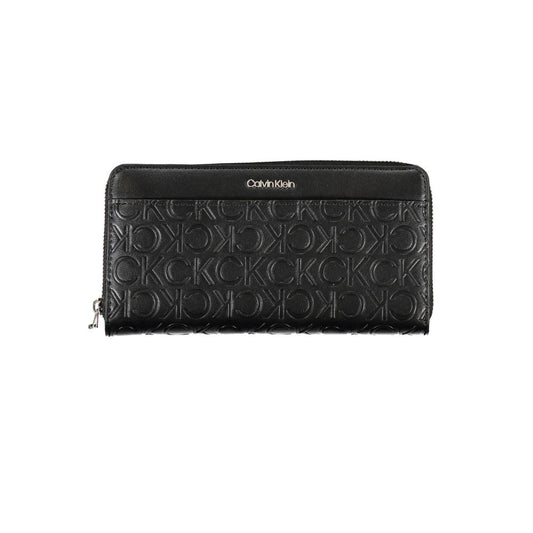 Calvin Klein Polyester Cardholder Wallet - Black