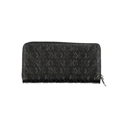 Calvin Klein Polyester Cardholder Wallet - Black