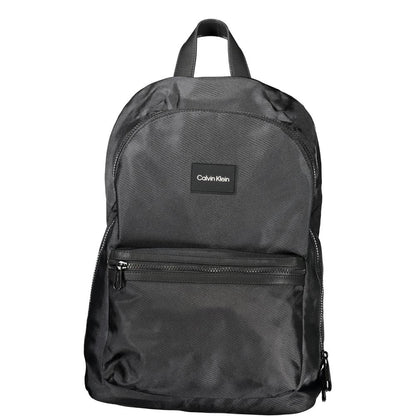 Backpack by Calvin Klein for men in polyester black features an stately silhouette from the Polyester Backpack range, with a secure zipper, ample external-pockets, internal-pockets & laptop-compartment, and versatile backpack-strap, adjustable-strap & handle.
