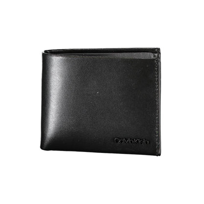Cardholder Wallet by Calvin Klein for men in leather black features a streamlined silhouette, showcasing the streamlined Leather Cardholder Wallet design with sophisticated card-organization rfid-protection for a premium look.