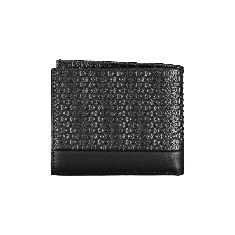 Cardholder Wallet by Calvin Klein for men in leather black presents a streamlined silhouette, showcasing the sophisticated design of the Leather Cardholder Wallet collection with functional card-organization.