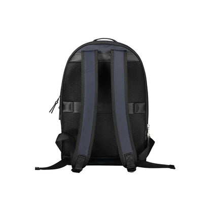 Backpack by Tommy Hilfiger for men in polyester blue & signature features a stately Polyester Backpack design, showcasing a secure zipper, ample external-pockets & laptop-compartment, and versatile backpack-strap, adjustable-strap & handle for a stately finish.