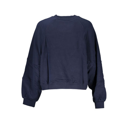 Tommy Hilfiger Women's Crew Neck Cotton Sweatshirt - Blue Print