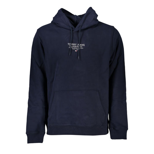 Hooded Sweatshirt Hoodie by Tommy Hilfiger for men in cotton blue & print features an luminous silhouette, showcasing a sophisticated hooded neckline and for a truly luminous look.