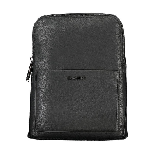 Shoulder Bag by Calvin Klein for men in polyester black features a effortless chic silhouette with a secure zipper, ample external-pockets & internal-pockets, and versatile shoulder-strap & adjustable-strap for a effortless chic finish.