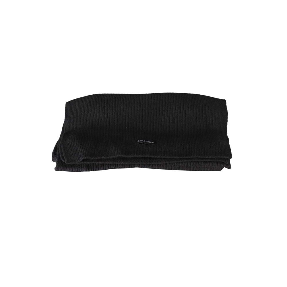 Scarf by Calvin Klein for women in cotton black features a something went wrong. try again. silhouette, perfectly showcasing the elegant drape and premium finish of the Cotton Scarf.