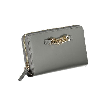 Wallet by Tommy Hilfiger for women in polyethylene gray presents a streamlined silhouette, showcasing the sophisticated design of the Polyethylene Wallet collection with functional coin-purse.