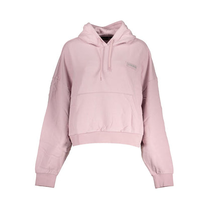 Hooded Sweatshirt Hoodie by Napapijri for women in cotton pink features a edgy silhouette, detailed with a edgy hooded neckline and for a refined finish.