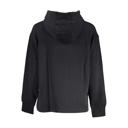 Hooded Sweatshirt Hoodie by Napapijri for women in cotton black features an luminous silhouette, showcasing a sophisticated hooded neckline and for a truly luminous look.