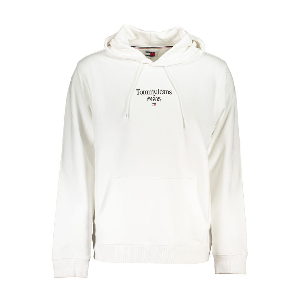 Hooded Sweatshirt Hoodie by Tommy Hilfiger for men in cotton white & print features a edgy silhouette, detailed with a edgy hooded neckline and for a refined finish.