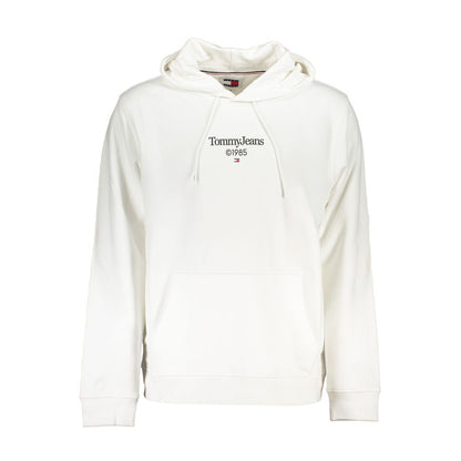 Hooded Sweatshirt Hoodie by Tommy Hilfiger for men in cotton white & print features a edgy silhouette, detailed with a edgy hooded neckline and for a refined finish.