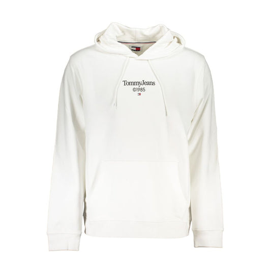 Hooded Sweatshirt Hoodie by Tommy Hilfiger for men in cotton white & print features a edgy silhouette, detailed with a edgy hooded neckline and for a refined finish.