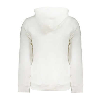 Hooded Sweatshirt Hoodie by Tommy Hilfiger for men in cotton white showcases a city-ready silhouette, artfully detailed with a signature and for a city-ready finish.