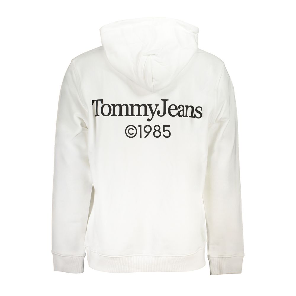 Hooded Sweatshirt Hoodie by Tommy Hilfiger for men in cotton white & print features a authentic silhouette, showcasing a sophisticated and authentic detail for a refined finish.