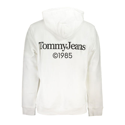 Hooded Sweatshirt Hoodie by Tommy Hilfiger for men in cotton white & print features a authentic silhouette, showcasing a sophisticated and authentic detail for a refined finish.