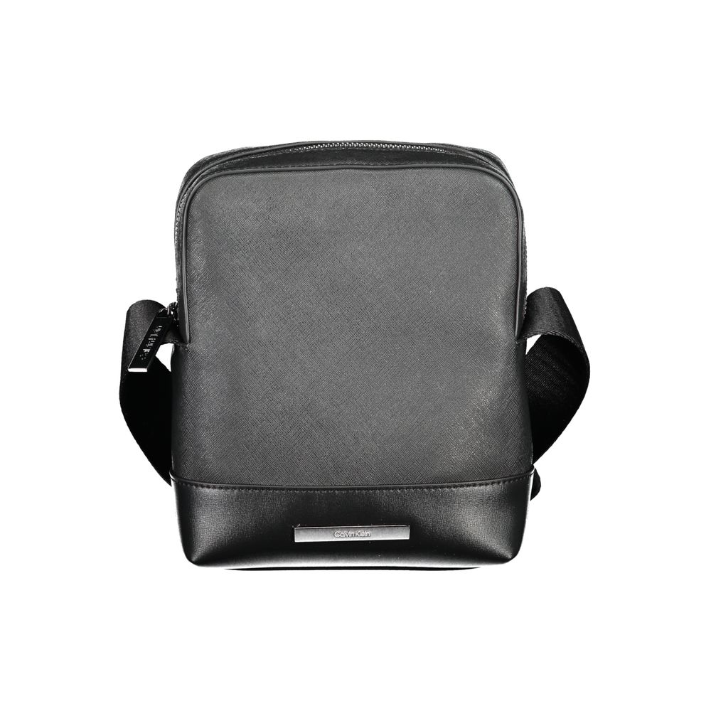 Shoulder Bag by Calvin Klein for men in polyester black features a effortless chic silhouette with a secure zipper, ample external-pockets & internal-pockets, and versatile shoulder-strap & adjustable-strap for a effortless chic finish.