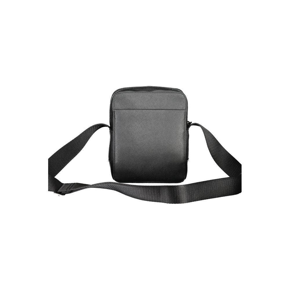 Shoulder Bag by Calvin Klein for men in polyester black features a statuesque silhouette, showcasing a secure zipper and statuesque external-pockets & internal-pockets with versatile shoulder-strap & adjustable-strap for a statuesque finish.