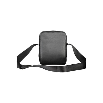 Shoulder Bag by Calvin Klein for men in polyester black features a statuesque silhouette, showcasing a secure zipper and statuesque external-pockets & internal-pockets with versatile shoulder-strap & adjustable-strap for a statuesque finish.