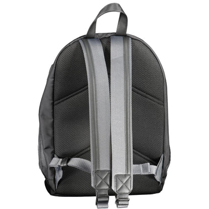 Backpack by Calvin Klein for men in polyester black presents a stately Polyester Backpack design, showcasing a secure zipper with ample external-pockets, internal-pockets & laptop-compartment and versatile backpack-strap, adjustable-strap & handle for a stately finish.