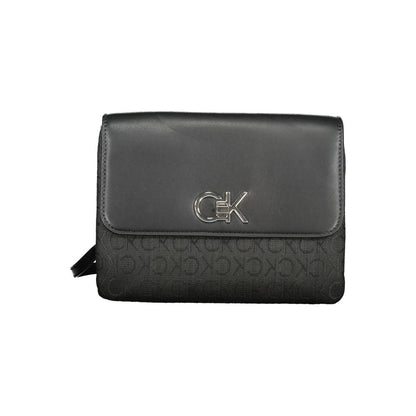 Crossbody Convertible Handbag by Calvin Klein for women in polyester black features a exquisite silhouette with a secure , ample built-in-compartments & cardholder, and versatile crossbody-strap, shoulder-strap, adjustable-strap & handle for a exquisite look.