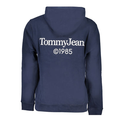 Hooded Sweatshirt Hoodie by Tommy Hilfiger for men in cotton blue & print features a slouchy chic silhouette, detailed with a slouchy chic and a signature for an elevated aesthetic.