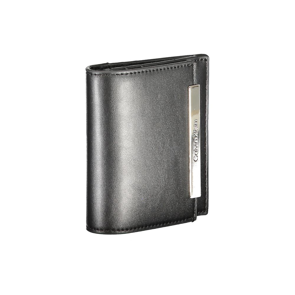 Cardholder Wallet by Calvin Klein for women in polyester black showcases a discerning silhouette, artfully capturing the essence of Polyester Cardholder Wallet with its functional card-organization rfid-protection.