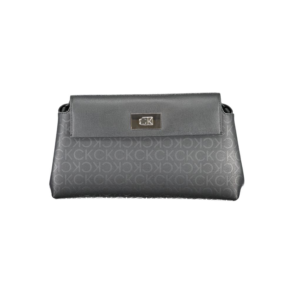 Shoulder Handbag by Calvin Klein for women in polyester black features a exquisite silhouette, showcasing a secure snap and exquisite internal-pockets with versatile shoulder-strap & adjustable-strap for a exquisite finish.