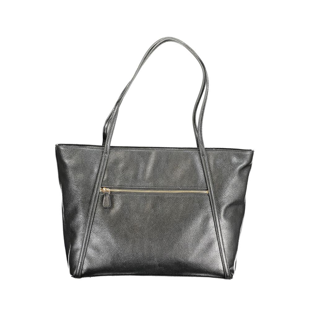 Phone Holder Handbag by Guess Jeans for women in polyethylene black features a exquisite silhouette, showcasing a secure zipper and exquisite external-pockets & internal-pockets with versatile handle for a exquisite finish.