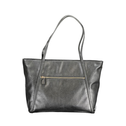 Phone Holder Handbag by Guess Jeans for women in polyethylene black features a exquisite silhouette, showcasing a secure zipper and exquisite external-pockets & internal-pockets with versatile handle for a exquisite finish.