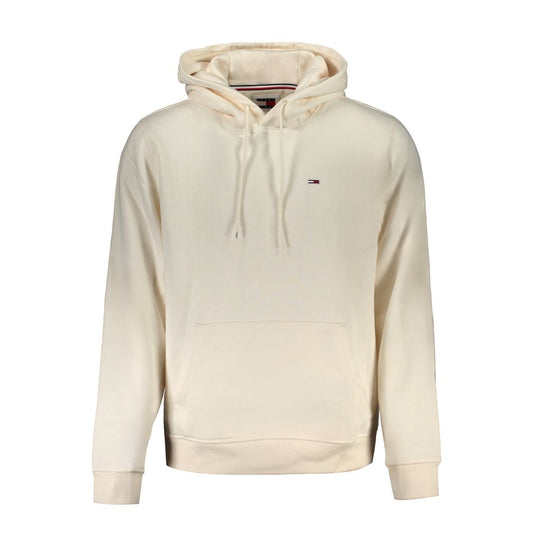Hooded Sweatshirt Hoodie by Tommy Hilfiger for men in cotton white features a authentic silhouette, showcasing a sophisticated hooded neckline and authentic detail for a refined finish.