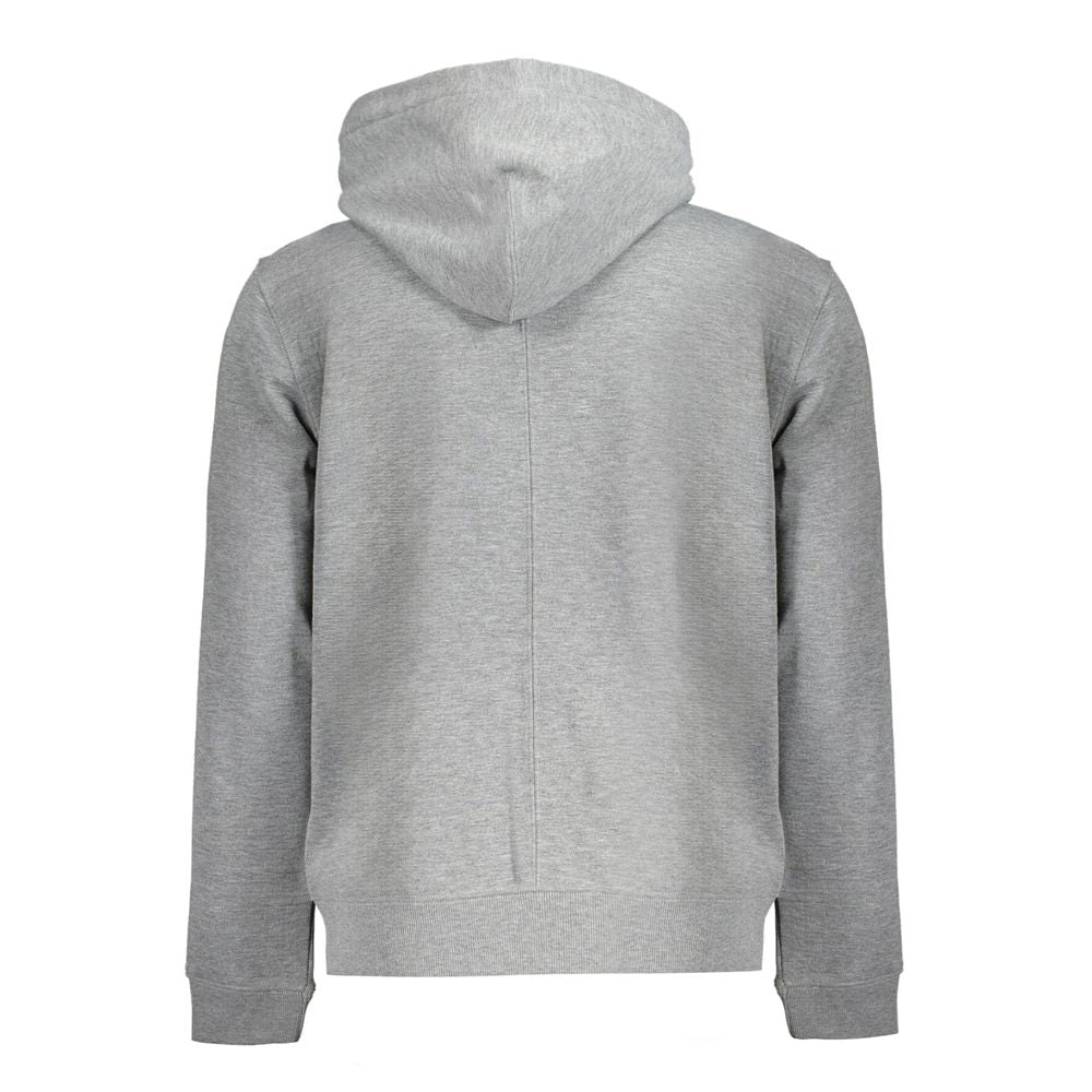 Hooded Sweatshirt Hoodie by Calvin Klein for men in polyester gray & print features a authentic silhouette, showcasing a sophisticated and authentic detail for a refined finish.