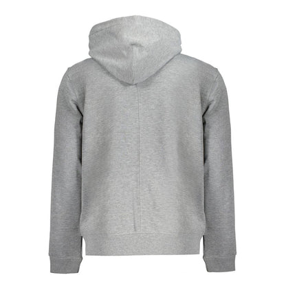 Hooded Sweatshirt Hoodie by Calvin Klein for men in polyester gray & print features a authentic silhouette, showcasing a sophisticated and authentic detail for a refined finish.