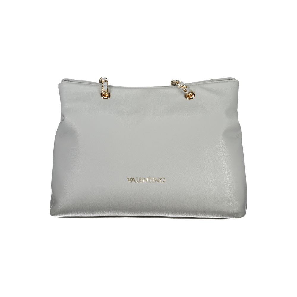 Mario Valentino Polyethylene Shoulder Handbag - Gray