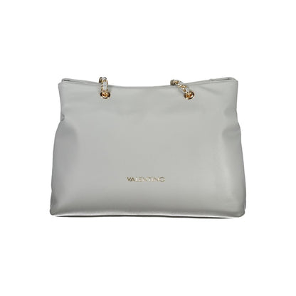 Mario Valentino Polyethylene Shoulder Handbag - Gray