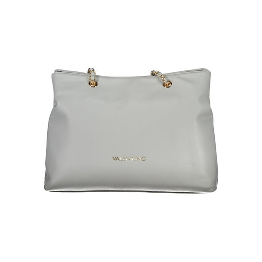 Mario Valentino Polyethylene Shoulder Handbag - Gray