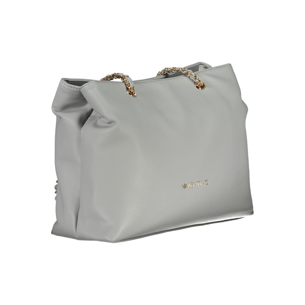 Mario Valentino Polyethylene Shoulder Handbag - Gray