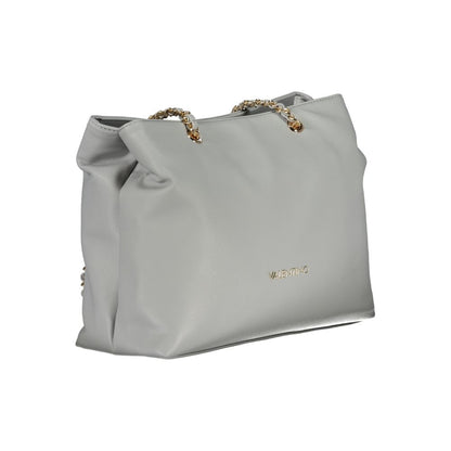 Mario Valentino Polyethylene Shoulder Handbag - Gray