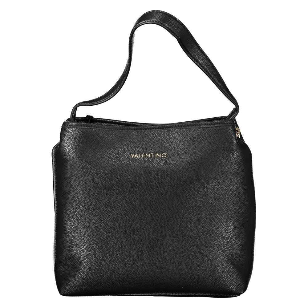 Pouch Handbag by Mario Valentino for women in polyethylene black features an refined silhouette, showcasing a secure , ample internal-pockets, and versatile shoulder-strap, adjustable-strap & handle for a sophisticated refined aesthetic.