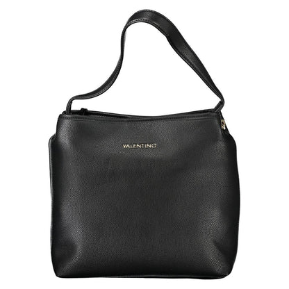 Pouch Handbag by Mario Valentino for women in polyethylene black features an refined silhouette, showcasing a secure , ample internal-pockets, and versatile shoulder-strap, adjustable-strap & handle for a sophisticated refined aesthetic.