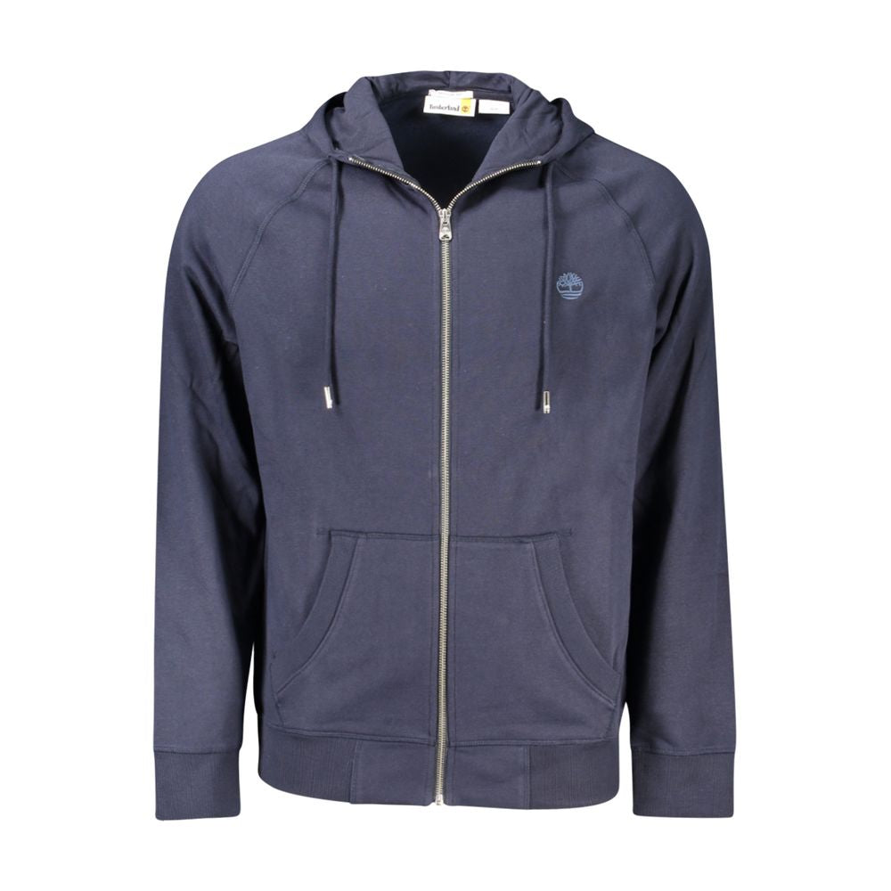 Sweatshirt by Timberland for men in cotton blue features an provocated silhouette, detailed with a provocated long-sleeve and a refined for a sophisticated aesthetic.