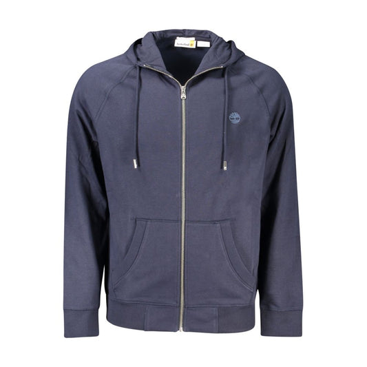 Sweatshirt by Timberland for men in cotton blue features an provocated silhouette, detailed with a provocated long-sleeve and a refined for a sophisticated aesthetic.