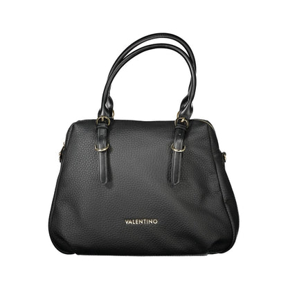 Handbag by Mario Valentino for women in polyethylene black features a exquisite silhouette, showcasing a secure zipper and exquisite internal-pockets with versatile shoulder-strap, adjustable-strap & handle for a exquisite finish.