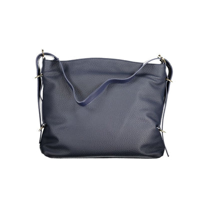 Shopper Handbag by Mario Valentino for women in polyethylene blue features a exquisite silhouette, showcasing a secure zipper and exquisite internal-pockets with versatile adjustable-strap & handle for a exquisite finish.