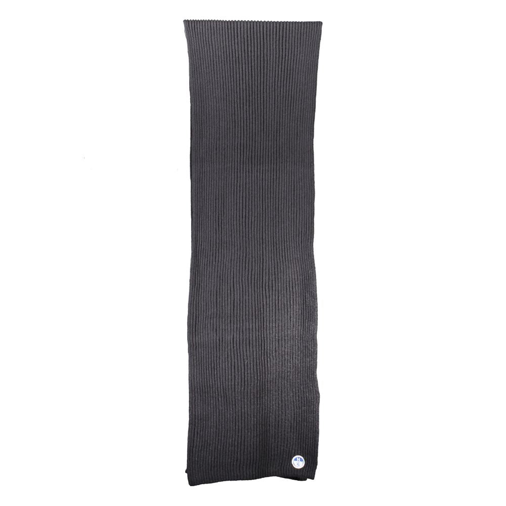 Scarf by North Sails for men in cotton black presents a ethereal silhouette, artfully capturing the sophisticated design and premium aesthetic of the Cotton Scarf.