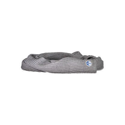 Scarf by North Sails for men in cotton gray showcases a ethereal silhouette, artfully capturing the essence of the ethereal Cotton Scarf design for a sophisticated look.