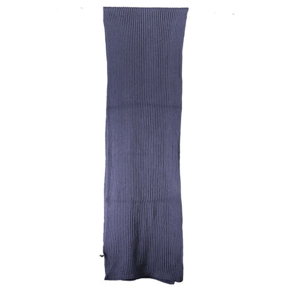 Scarf by North Sails for men in cotton blue features a ethereal silhouette, artfully capturing the essence of the ethereal Cotton Scarf design for a sophisticated look.