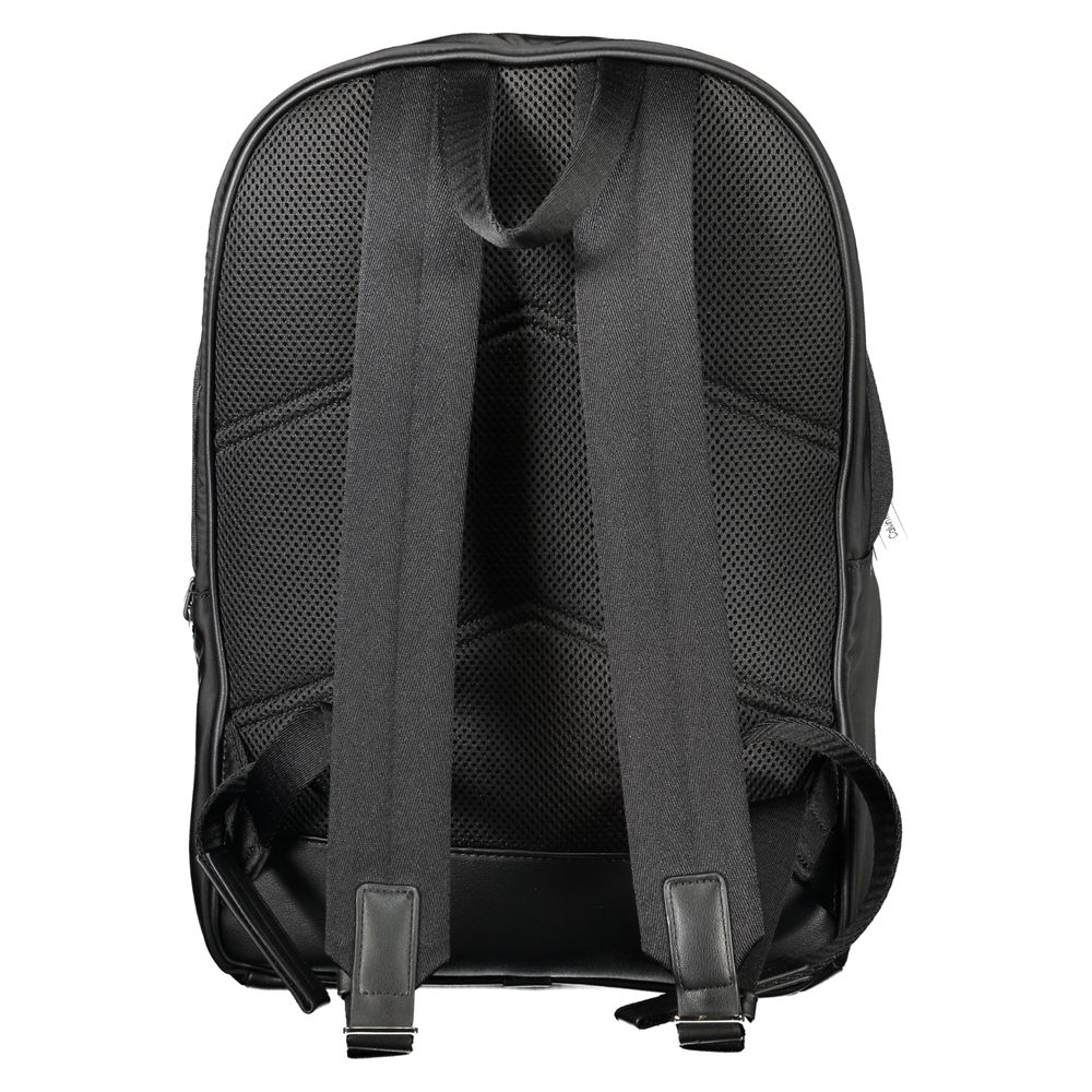 Backpack by Calvin Klein for men in polyester black features a architectural Polyester Backpack design with a secure zipper, ample built-in-compartments, removable-pouch, external-pockets, internal-pockets, laptop-compartment & coin-purse, and versatile backpack-strap, adjustable-strap & handle for a architectural finish.