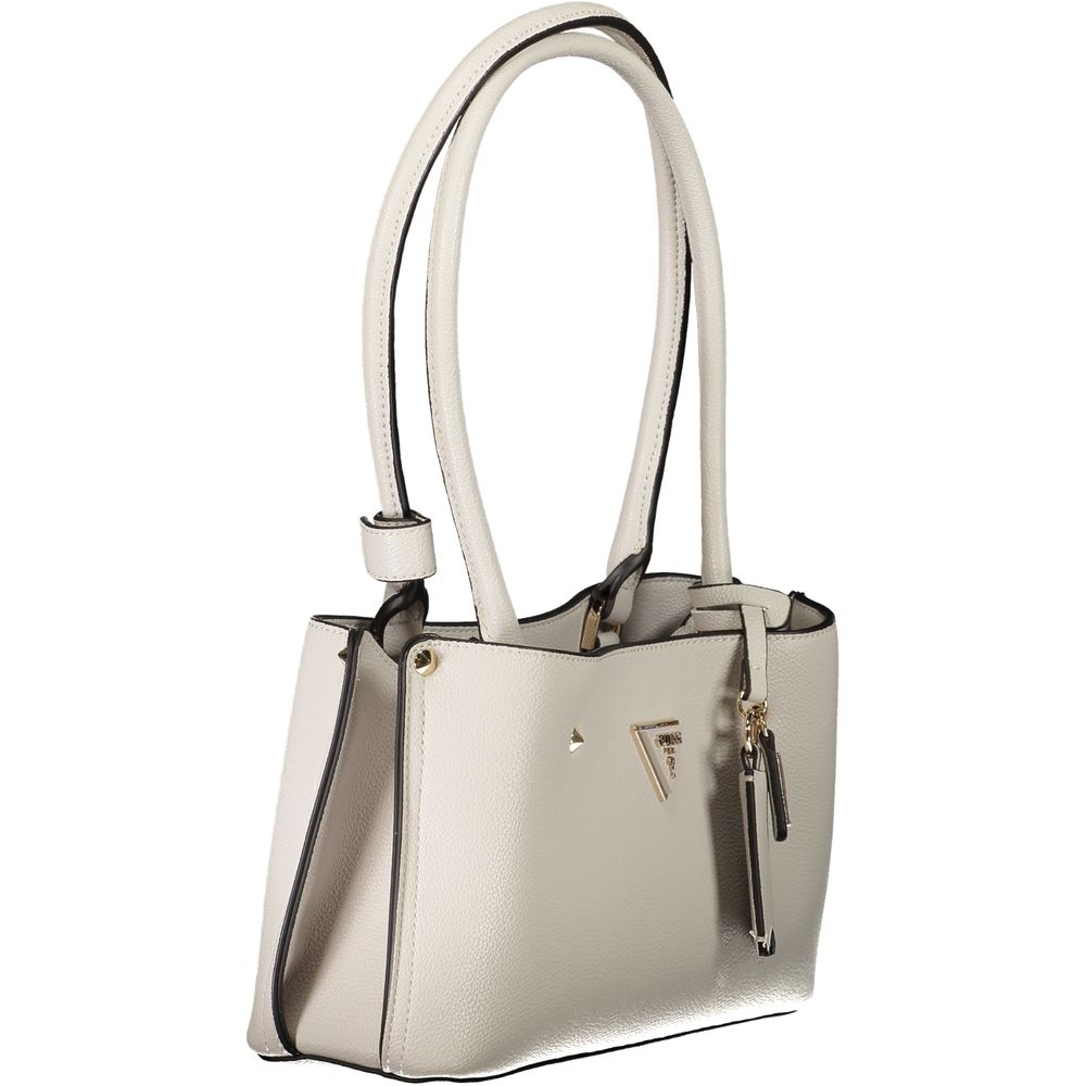 Handbag by Guess Jeans for women in polyethylene gray features a exquisite silhouette, showcasing a secure zipper and exquisite built-in-compartments & internal-pockets with versatile handle for a exquisite finish.